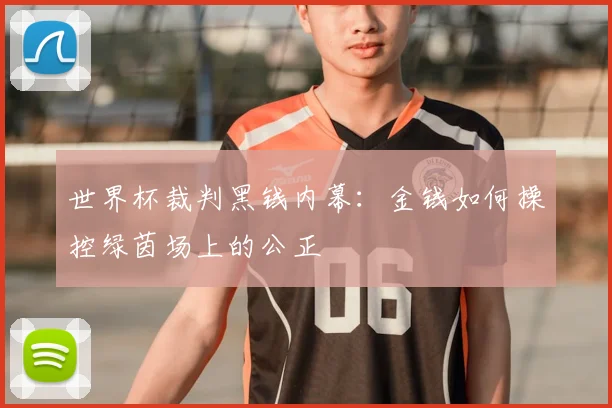 世界杯裁判黑钱内幕：金钱如何操控绿茵场上的公正